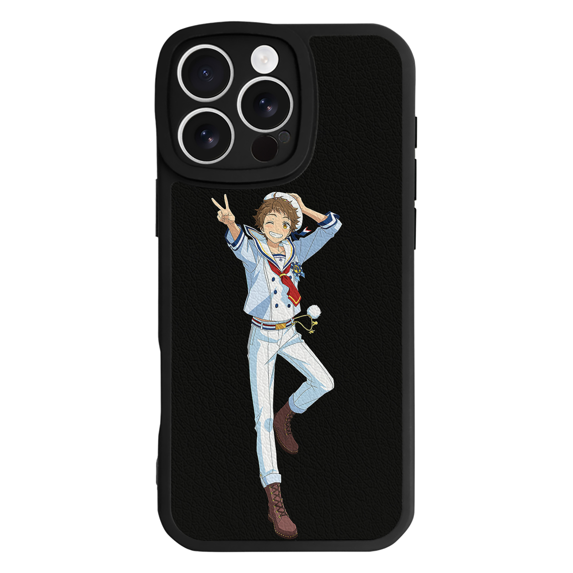 （画像用） あんさんぶるスターズ! Ensemble Stars 【iPhone 16シリーズ対応】シリコンスマホケース（レザー調） 材質：シリコン